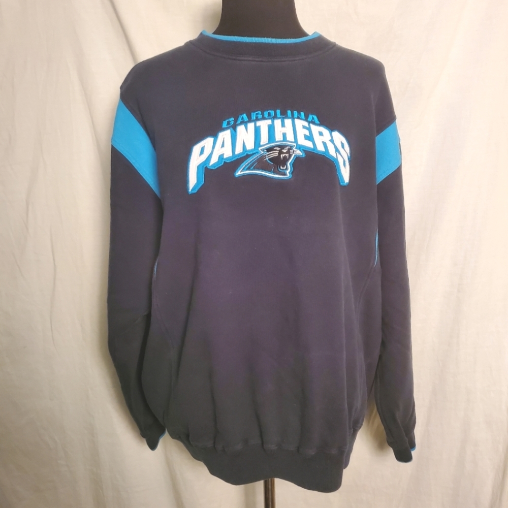 Vintage NFL Carolina Panthers Embroidered Sweatshirt L